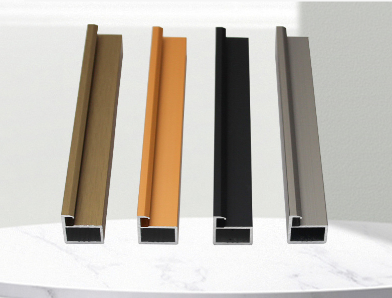 Door and window profiles, light luxury aluminum profiles for wardrobe swing glas