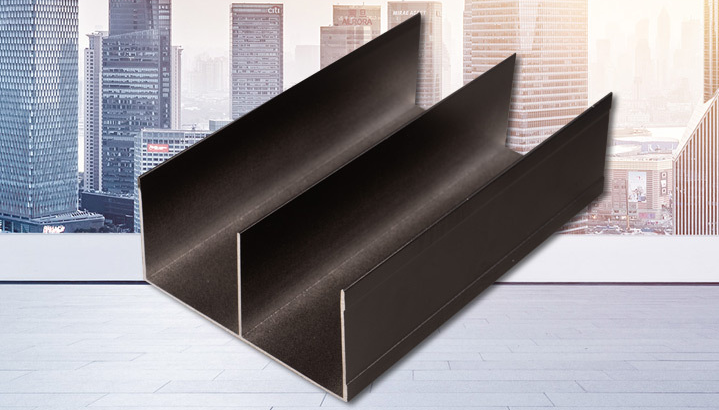 Recessed sliding door track, sliding door track for cabinets, aluminum alloy pro