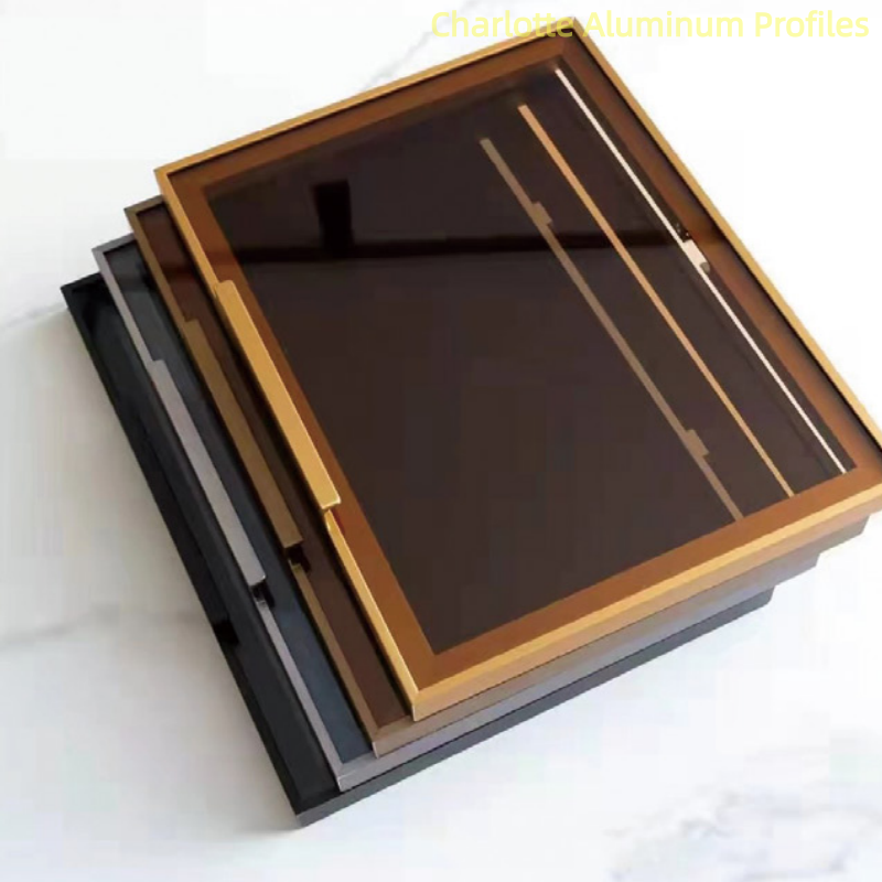 Hebei Charlotte Building Materials Co., Ltd.: Minimalist Door Aluminum Profiles 